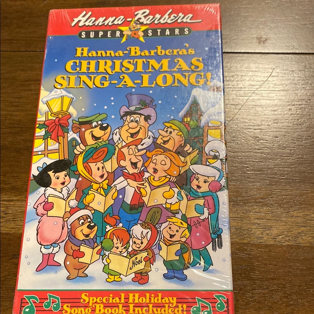 1989 Hanna-Barberas Christmas Sing-Along Cartoon VHS (Booklet not included)